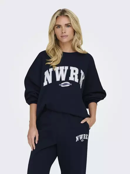 Only women's Sweatshirt Club navy blazer - Women's hoodies and colleges - 137667 - 2