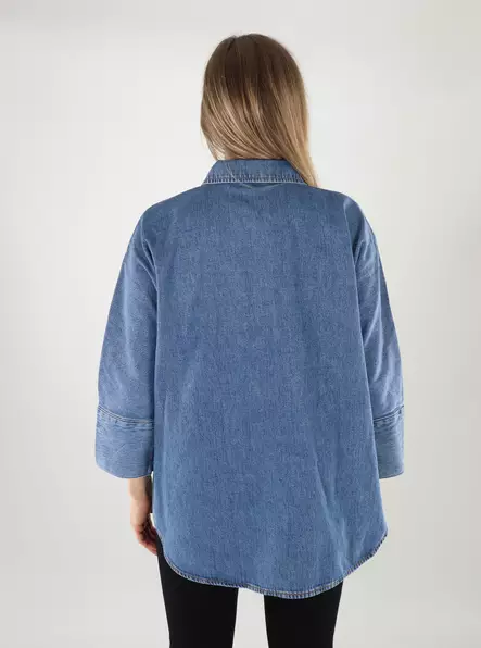 Only women's shirt 3/4 medium blue - Women's shirts and blouses - 139927 - 2