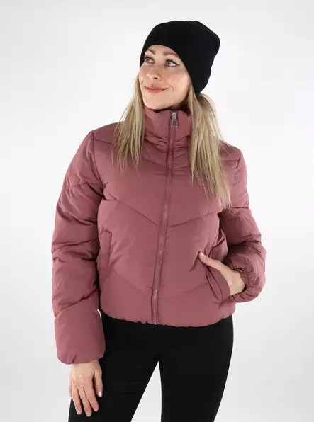 Only women's lightweight padded jacket Puffer rose brown - Women's light winter jackets - 137257 - 1
