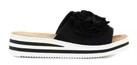 Rieker women's Mules V0252-00 black - Women's mules - 137947 - 1