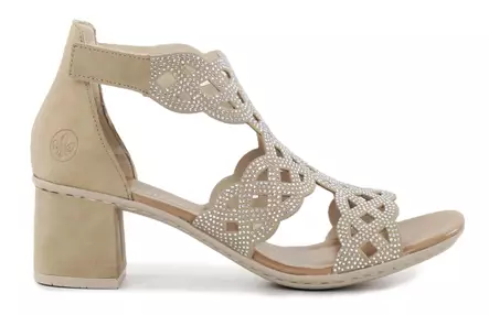 Rieker women's sandals 64773-61 beige - Rieker women`s sandals - 138307 - 1