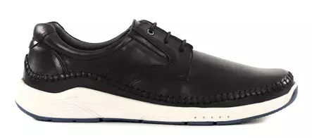 Topman men's genuine leather walking shoes 15024 black - Men's walking shoes - 138057 - 1