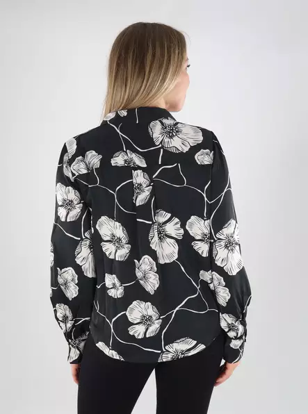 Vero Moda Shirt black/penny - Women's shirts and blouses - 139667 - 2