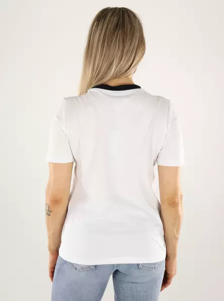 Vero Moda women's organic cotton t-shirt brigt wht/blac - Women's T-shirts - 140967 - 2