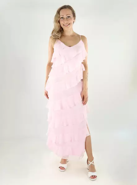 Vila frill hem dress Strap Ankle cherry blossom - Dresses and tunics - 138817 - 1