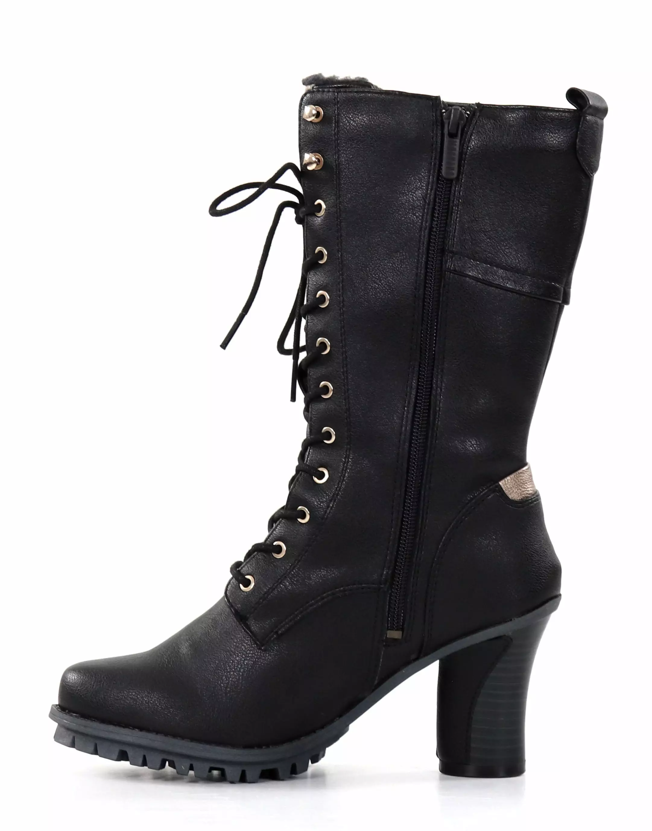 Mustang Stivaletti Donna Con Tacco Blocco Chelsea Boots