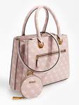 Guess Shoulder bag Alexie rose logo - Handbags - 132287 - 3