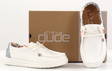 HEYDUDE Shoes Wendy boho white crochet - Women's walking shoes - 133677 - 2