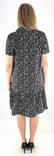 JDY Dress Lion placket black/flower - Dresses and tunics - 132937 - 2