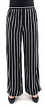 JDY women's wide leg Pants black/white - Women's trousers - 133427 - 1