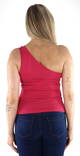 JJXX One-Shoulder Top raspberry sorbet - Women's tank tops - 133847 - 2
