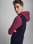 Jack & Jones Men's Hoodie Logo, Black/Wine Red - Men's hoodies - 126727 - 4