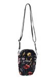 Nabo Marris NK2233 bag black / floral pattern - Handbags - 134857 - 1