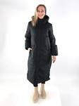 Only women's long down coat black - Women's down jackets - 134927 - 1
