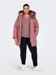 Only Carmakoma Coat Irena rose brown - Women's winter jackets - 134597 - 2