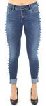 Only Jeans Reg Studank, Blue - Women's jeans - 121697 - 1