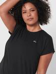 Only Play Curvy Women's T-Shirt loose, black - Womens's sports T-shirts - 129177 - 2