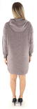 Only Sweatshirt Dress hood plum kitten - Women's knitwear - 134667 - 2