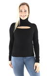 Only Shirt rollneck cut - Women's long sleeved shirts - 129697 - 1
