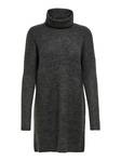 Only Knitted Dress Jana cowlneck, Dark Grey - Women's knitwear - 132237 - 5