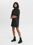 Only Knitted Dress Jana cowlneck, Dark Grey - Women's knitwear - 132237 - 3