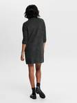 Only Knitted Dress Jana cowlneck, Dark Grey - Women's knitwear - 132237 - 2