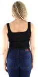 Pieces Top cropped black - Women's tank tops - 133497 - 2