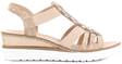 Rieker Wedge Sandals V3822-31, Rose - Rieker women`s sandals - 125977 - 1