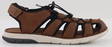 Rieker sandals 25246-24 brown - Men's walking shoes - 135337 - 1