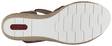 Rieker Wedge Sandals 61937-24, Brown - Rieker women`s sandals - 130297 - 4