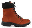 Sievi Leather Ankle Boots Milja, Orange - Women's ankle boots - 132377 - 1