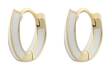 Snö of Sweden Earrings Barcelona Twist ring g/white - Earrings - 133797 - 1