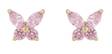 Snö of Sweden Earrings Meya gold/pink - Earrings - 135307 - 1