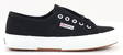Superga Sneakers 2750-Cotu Classic black-white - Women's sneakers - 133207 - 1