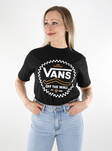 Vans unisex t-shirt Round Off black - Women's T-shirts - 136127 - 1