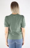 Vero Moda T-Shirt Kerry 2/4 laurel wreath - Women's T-shirts - 131047 - 2