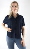 Vila Dress Shirt siliana, dark blue - Women's shirts and blouses - 128387 - 1