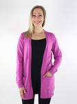 Vila Ril Open women's cardigan Cattleya Orchid - Women's knitwear - 134937 - 1