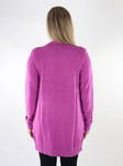 Vila Ril Open women's cardigan Cattleya Orchid - Women's knitwear - 134937 - 2