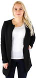 Vila Women's Jacket new long, black, light gray - Women's jackets and blazers - 117677 - 1
