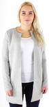 Vila Women's Jacket new long, black, light gray - Women's jackets and blazers - 117677 - 2