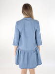 Only denim dress Chicago 3/4 light blue - Dresses and tunics - 135907 - 2