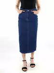 Only Denim skirt Midi dark blue - Skirts - 136317 - 1