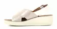 Eco Bio Vegan women's sandals J52314184 light grey - Women's work shoes - 136367 - 2