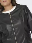 Only Carmakoma plus size faux leather jacket Echo Faux black - Women's leather- and pu-jackets - 136787 - 5