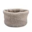 Veniz 60237 knitted tube scarf beige - Women's scarfs - 137017 - 1