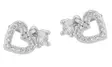 Snö of Sweden Earrings Nisi heart silver/clear - Necklaces - 138637 - 2