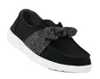 HEYDUDE women's shoes Wendy Bow Essentials black - Women's walking shoes - 138757 - 1