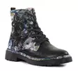 Laura Vita women's lace-up ankle boots Incaso 24 charbon - Women's ankle boots - 138987 - 1