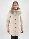 Vila women's Coat Hooded feather gray - Women's light jackets - 139137 - 1